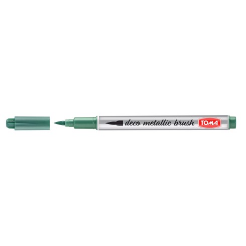 TOMA Pisak deco metallic brush zielony TOMA Pisak deco metallic brush zielony