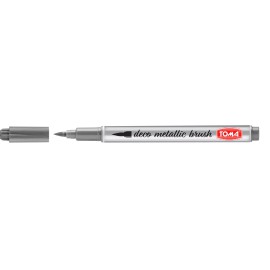 TOMA Pisak deco metallic brush srebrny