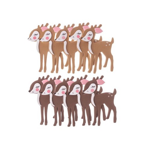 CRAFT Naklejki 3D z pianki BAMBI 10 szt.