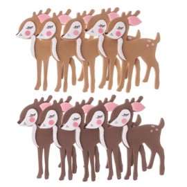 CRAFT Naklejki 3D z pianki BAMBI 10 szt.
