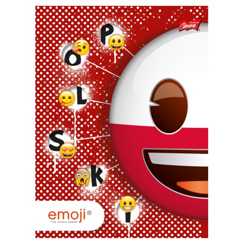 Zeszyt A5/60 linia język Polski  EMOJI