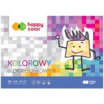 Happy Color Blok kolorowy rysunkowy A4 barwiony w masie
