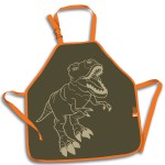 FARTUSZEK DLA DZIECKA DO PRAC PLASTYCZNYCH T-REX DINOZAUR 019 FARTUSZEK DLA DZIECKA DO PRAC PLASTYCZNYCH T-REX DINOZAUR 019
