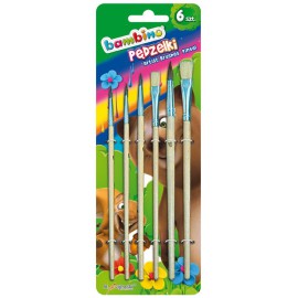 Pędzelki Bambino zestaw 6szt