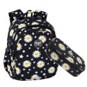 Coolpack plecak szkolny 2w1 Daisy Black zestaw