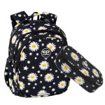 Coolpack plecak szkolny 2w1 Daisy Black zestaw