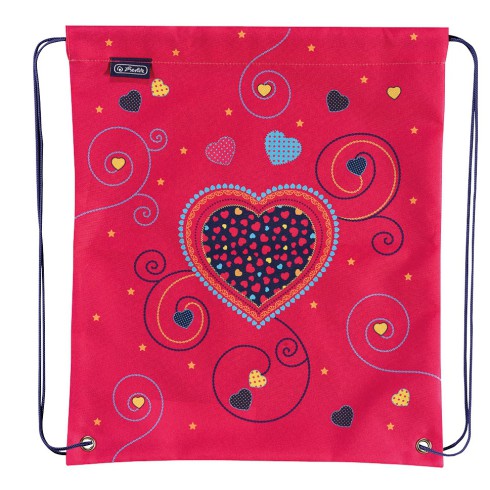 HERLITZ WOREK SZKOLNY NA OBUWIE PINK HEARTS