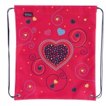 HERLITZ WOREK SZKOLNY NA OBUWIE PINK HEARTS