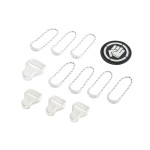 Zestaw elementów wymiennych do plecaków Coocazoo MatchPatch Clasic Bright White