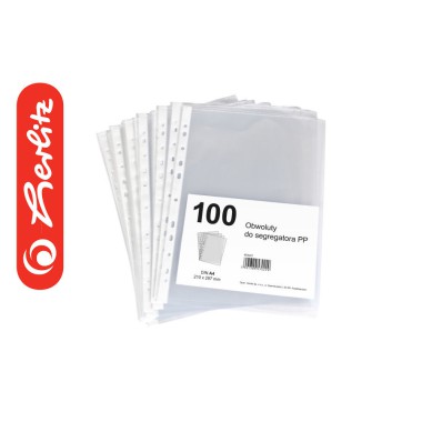 HERLITZ OBWOLUTY KOSZULKI DO SEGREGATORA PP A4 (9570227)
