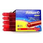 NABOJE DO PIÓRA PELIKAN CZERWONE