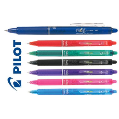 PILOT DŁUGOPIS WYMAZYWALNY FRIXION CLICKER O.7 KOLORY