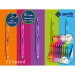 Długopis żelowy ZENITH ZX Speed niebieski