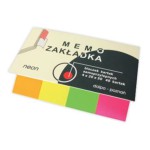 Zakładka samoprzylepna 4-kolory MEMO 4x20x50