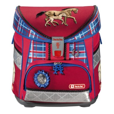 SBS LIGHT TORNISTER SZKOLNY SINGLE HORSE FAMILY