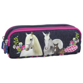 Derform Piórnik saszetka 2 komory Horse Konie