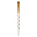 Herlitz Długopis automatyczny Pure Glam złote grochy