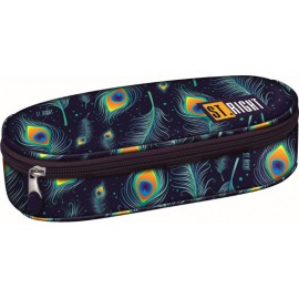 PIÓRNIK SZKOLNY SASZETKA Z KLAPKĄ ST.RIGHT PC-01 PEACOCK