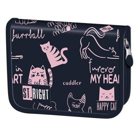 Stright Piórnik dwuklapkowy bez wyposażenia CATS KOTKI  PC-03