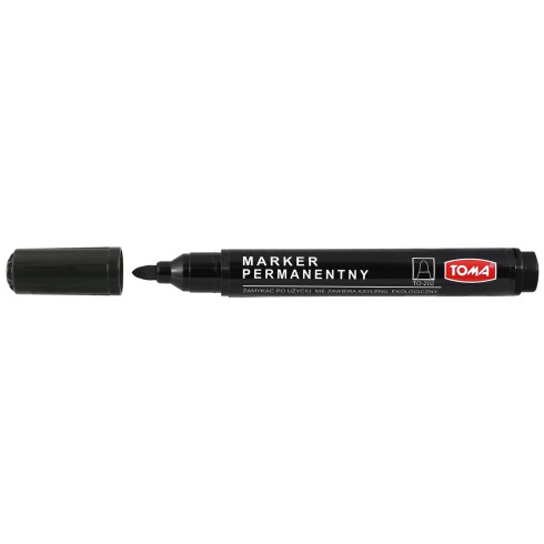 TOMA Marker permanentny czarny TO-202