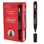TOMA Marker permanentny czarny TO-202