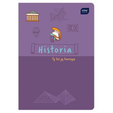ZESZYT HISTORIA W KRATKĘ A5 TEMATYCZNY 60 KARTEK INTERDRUK HYBRID
