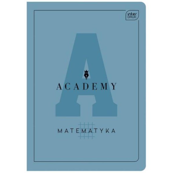 ZESZYT W KRATKĘ A5 MATEMATYKA ACADEMY 60 KARTEK INTERDRUK