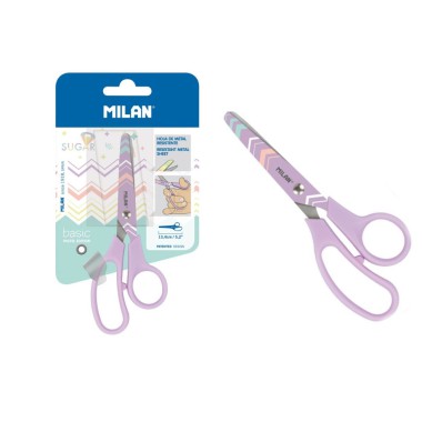 MILAN Nożyczki dla dzieci fioletowe 13.4 cm