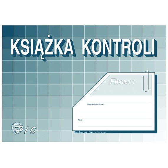 Książka Kontroli A5 M&ampampP
