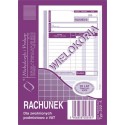 druk Rachunek dla zwolnionych podmiotowo z VAT wielokopia