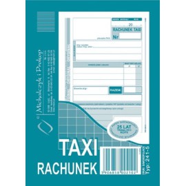 druk TAXI rachunek