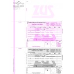 druk F-101-3 ZUS POLECENIE PRZELEWU - WPŁATA GOTÓWKOWA