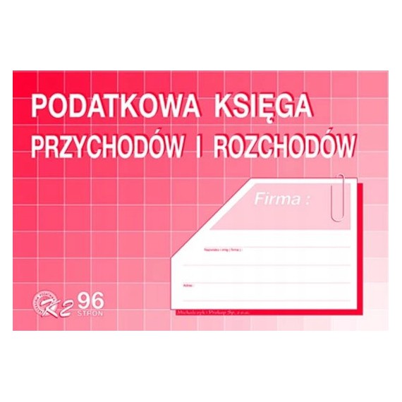 Michalczyk i Prokop Podatkowa księga przychodów i rozchodów A4 96 stron