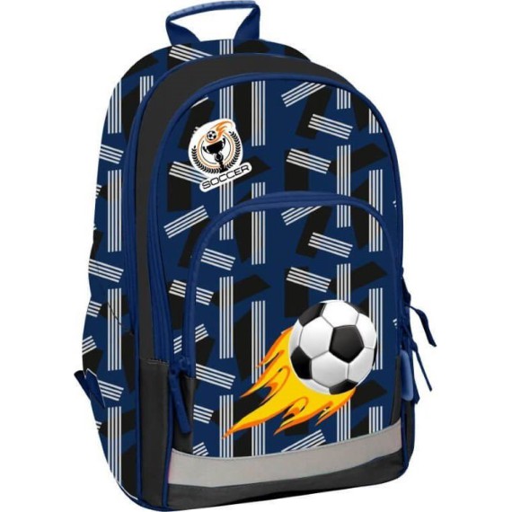 HAMA Plecak Szkolny Blue Soccer