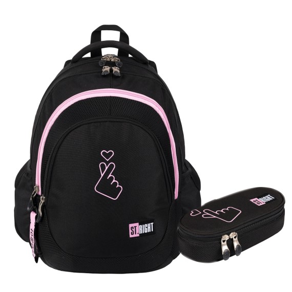 St.Right Plecak szkolny Pop Lover  2w1 zestaw klasa 1-3 g