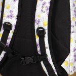 Plecak młodzieżowy Fiołki Margaretki 2w1 szkolny wycieczkowy