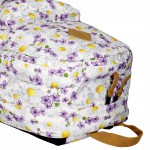 Plecak młodzieżowy Fiołki Margaretki 2w1 szkolny wycieczkowy