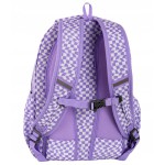 Coolpack Plecak szkolny Yoghurt 2w1 zestaw kratka fiolet