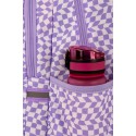 Coolpack Plecak szkolny Yoghurt 2w1 zestaw kratka fiolet
