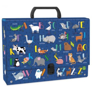 DERFORM Teczka twarda z rączką Alfabet