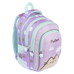 Plecak szkolny Pusheen Fiolet 17w1 klasa 1-3 mega zestaw