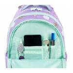Plecak szkolny Pusheen Fiolet 17w1 klasa 1-3 mega zestaw