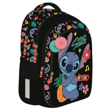 Plecak szkolny Stitch 9w1 Aloha Black klasa 1-3