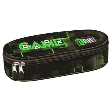 PLECAK SZKOLNY 2W1 GREEN GAME ZESTAW