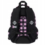 St.Majewski Plecak szkolny 2w1 PINK CHECKERED zestaw klasa 1-3
