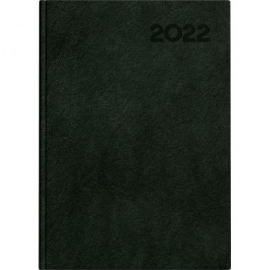 Hamelin Kalendarz 2022 książkowy A5 Basic DTP ciemnozielony