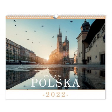 Interdruk Kalendarz 2022 ścienny 33.5x40 Polska