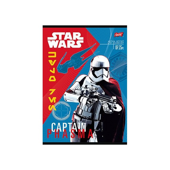 Zeszyt A5 w kratkę 16 kartek STAR WARS