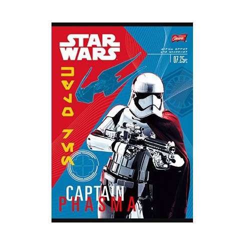 Zeszyt A5 w kratkę 16 kartek STAR WARS
