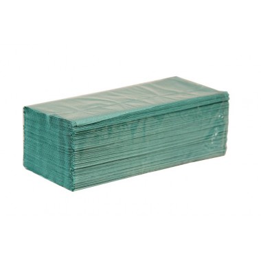 Ręcznik papierowy zz kolor zielony 4000 listków 